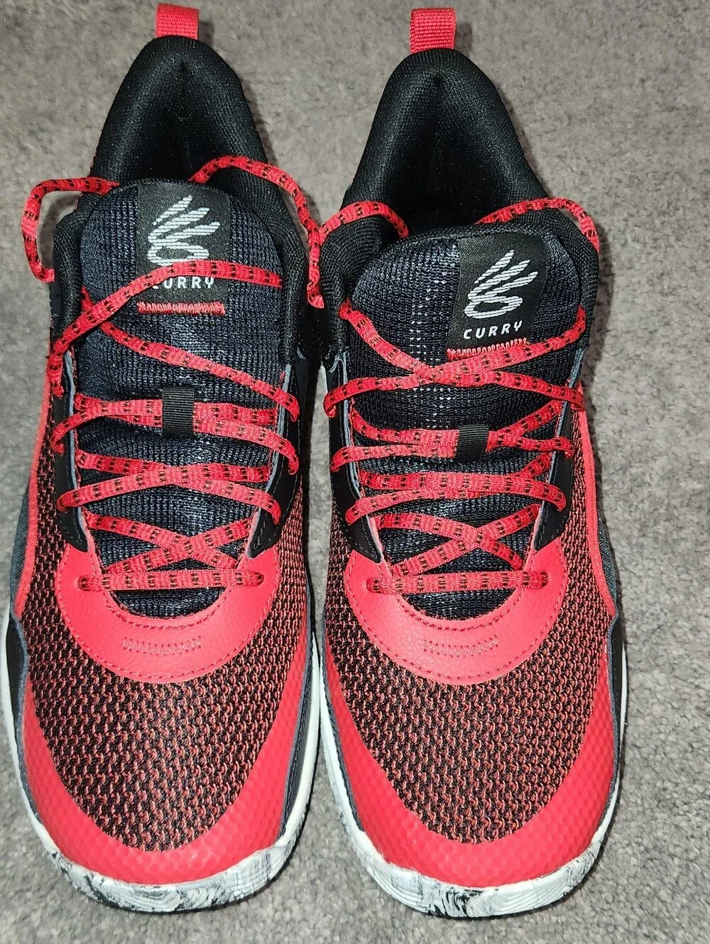 Under Armour Curry 3Z 24 Red/Black Sz 10M